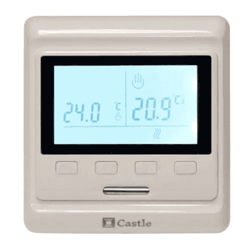 Терморегулятор програмований Castle E53, білий