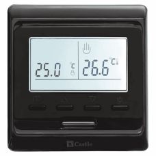 Терморегулятор программированный Castle Black М 6.716, черный