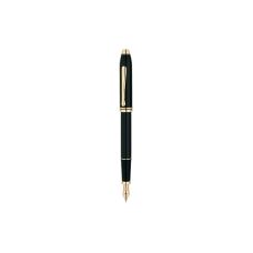 Ручка перова Cross Townsend Lacq. Black FP F