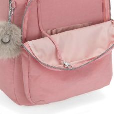 Рюкзак Kipling BTS Seoul Bridal Rose, с отдел.д/ноутбука 15", 27 л, 35x44x20,5 см, розовый