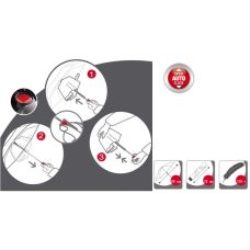 Парасоля складана Knirps T.200 Medium Duomatic Red
