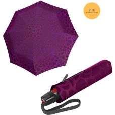 Парасоля складана Knirps T.200 Medium Duomatic Heal Plum UV Protection