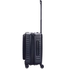 Валіза Lojel Cubo V4 Black S Exp. на 4 колесах, чорна