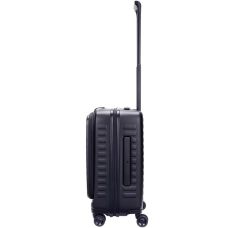 Валіза Lojel Cubo V4 Black S Exp. на 4 колесах, чорна