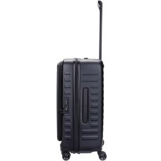 Чемодан Lojel Cubo V4 Black M Exp. на 4 колесах, черный
