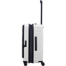 Чемодан Lojel Cubo V4 Off White M Exp. на 4 колесах, белый