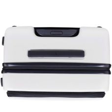 Чемодан Lojel Cubo V4 Off White M Exp. на 4 колесах, белый