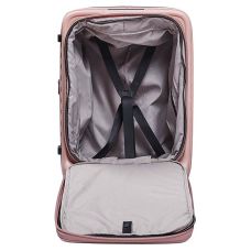 Валіза Lojel Cubo V4 Rose S Exp. на 4 колесах, рожева