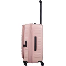 Чемодан Lojel Cubo V4 Rose M Exp. на 4 колесах, розовый