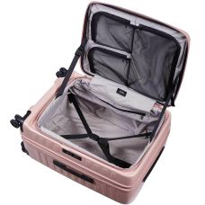 Чемодан Lojel Cubo V4 Rose M Exp. на 4 колесах, розовый