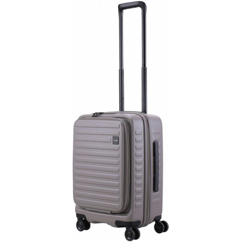 Чемодан Lojel Cubo V4 Warm Gray S Exp. на 4 колесах, серый