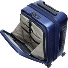 Чемодан Lojel Cubo V4 Navy Blue S Exp. на 4 колесах, синий