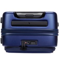 Чемодан Lojel Cubo V4 Navy Blue S Exp. на 4 колесах, синий