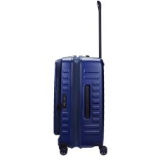 Валіза Lojel Cubo V4 Navy Blue M Exp. на 4 колесах, синя