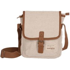 Сумка наплечная Travelite Hempline Beige, бежевая