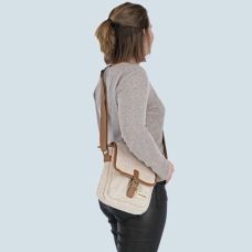 Сумка наплечная Travelite Hempline Beige, бежевая