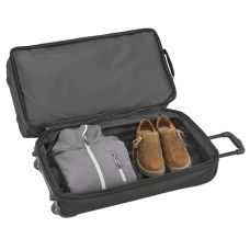 Дорожня сумка Travelite Basics Black L exp на 2 колесах, чорна
