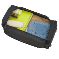 Дорожня сумка Travelite Basics Black L exp на 2 колесах, чорна