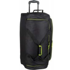 Дорожная сумка Travelite Basics Fresh Black на 2 колесах, черная