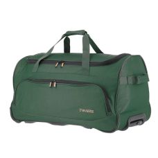 Дорожная сумка Travelite Basics Fresh Dark Green на 2 колесах, зеленая