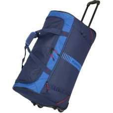 Дорожная сумка Travelite Basics Active Navy на 2 колесах, синяя