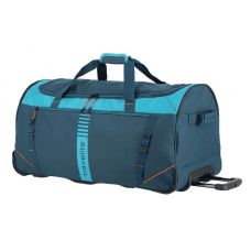 Дорожная сумка Travelite Basics Active Petrol на 2 колесах, синяя