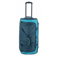 Дорожная сумка Travelite Basics Active Petrol на 2 колесах, синяя