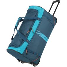 Дорожная сумка Travelite Basics Active Petrol на 2 колесах, синяя