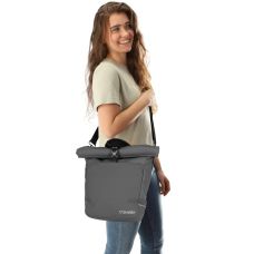 Велосумка Travelite Basics Anthracite Rollup, серая