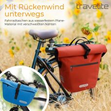 Велосумка Travelite Basics Royal Blue Rollup, синяя
