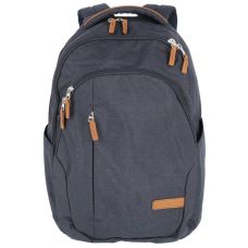 Рюкзак Travelite Basics Allround Melange Navy для ноутбука 15.6", синий