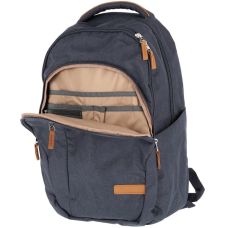Рюкзак Travelite Basics Allround Melange Navy для ноутбука 15.6", синий