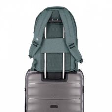 Рюкзак Travelite Basics Allround Melange Khaki для ноутбука 15.6", хаки