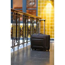 Бізнес-кейс Travelite Meet Black на 2 колесах, чорний