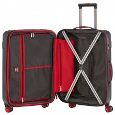 Чемодан Travelite Vector Black S на 4 колесах, черный