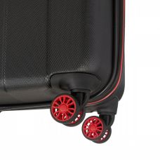 Чемодан Travelite Vector Black S на 4 колесах, черный