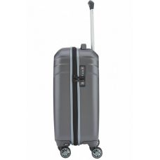 Чемодан Travelite Vector Anthracite S на 4 колесах, серый