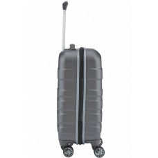 Чемодан Travelite Vector Anthracite S на 4 колесах, серый