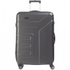Чемодан Travelite Vector Anthracite L на 4 колесах, серый