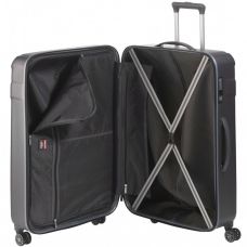 Чемодан Travelite Vector Anthracite L на 4 колесах, серый