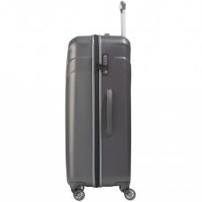Чемодан Travelite Vector Anthracite L на 4 колесах, серый