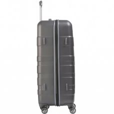 Чемодан Travelite Vector Anthracite L на 4 колесах, серый
