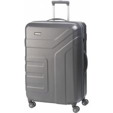 Валіза Travelite Vector Anthracite L на 4 колесах, сіра