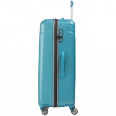 Чемодан Travelite Vector Turquoise L на 4 колесах, голубой