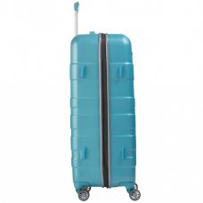 Чемодан Travelite Vector Turquoise L на 4 колесах, голубой