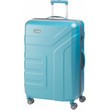 Чемодан Travelite Vector Turquoise L на 4 колесах, голубой