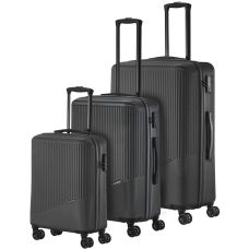 Чемодан Travelite Bali Anthracite S на 4 колесах, серый