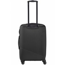 Валіза Travelite Bali Black M на 4 колесах, чорна