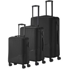 Валіза Travelite Bali Black M на 4 колесах, чорна
