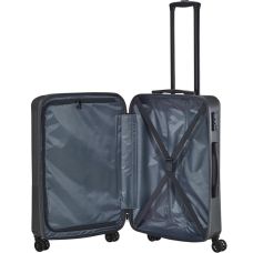 Чемодан Travelite Bali Anthracite M на 4 колесах, серый
